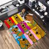 Halloween cartoon comedy adventure movie Scooby-Doo carpet is suitable for living room and bedroom doormats office balcony decorative carpet V15