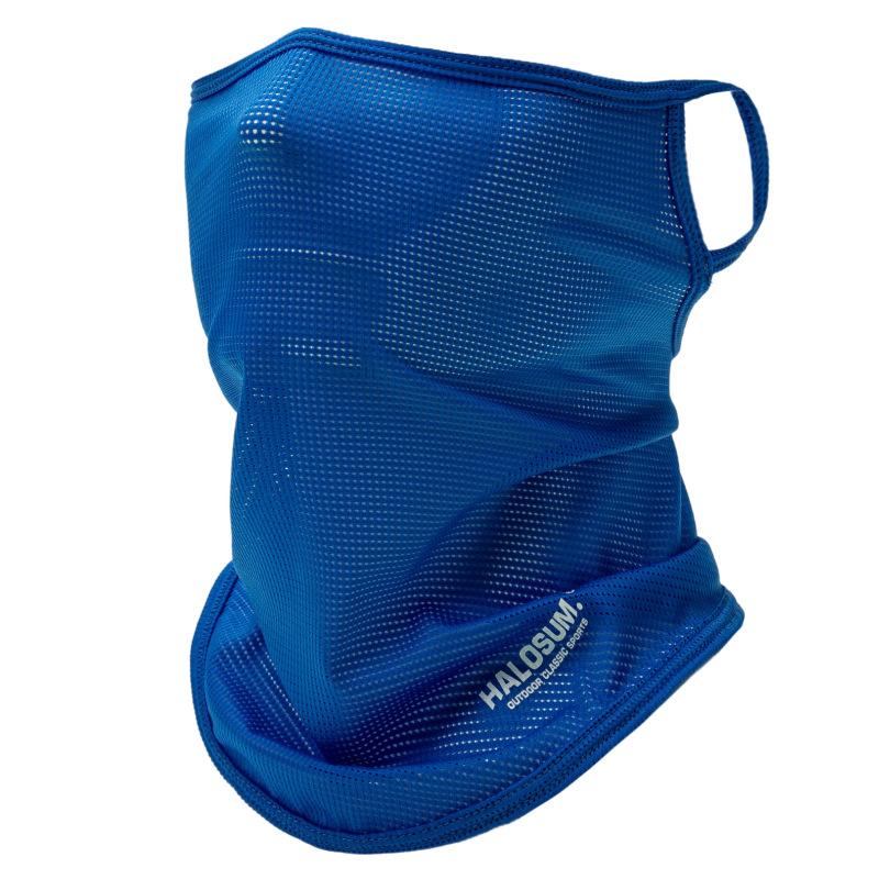 Summer Ice Silk Sun Protection Bike Mask Full Face Mask Balaclava Breathable Sun UV Protection Hiking Outdoor Cycling Windproof