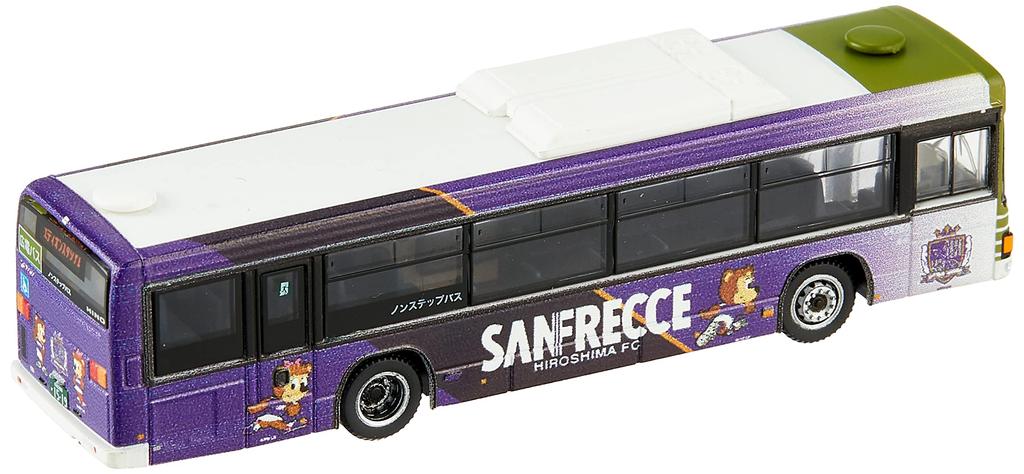 The Bus Collection Bus Collection Hiroshima Electric Railway Sanfrecce Hiroshima Wrapping Bus Diorama Supplies First Order Limited × (Manufacturer's