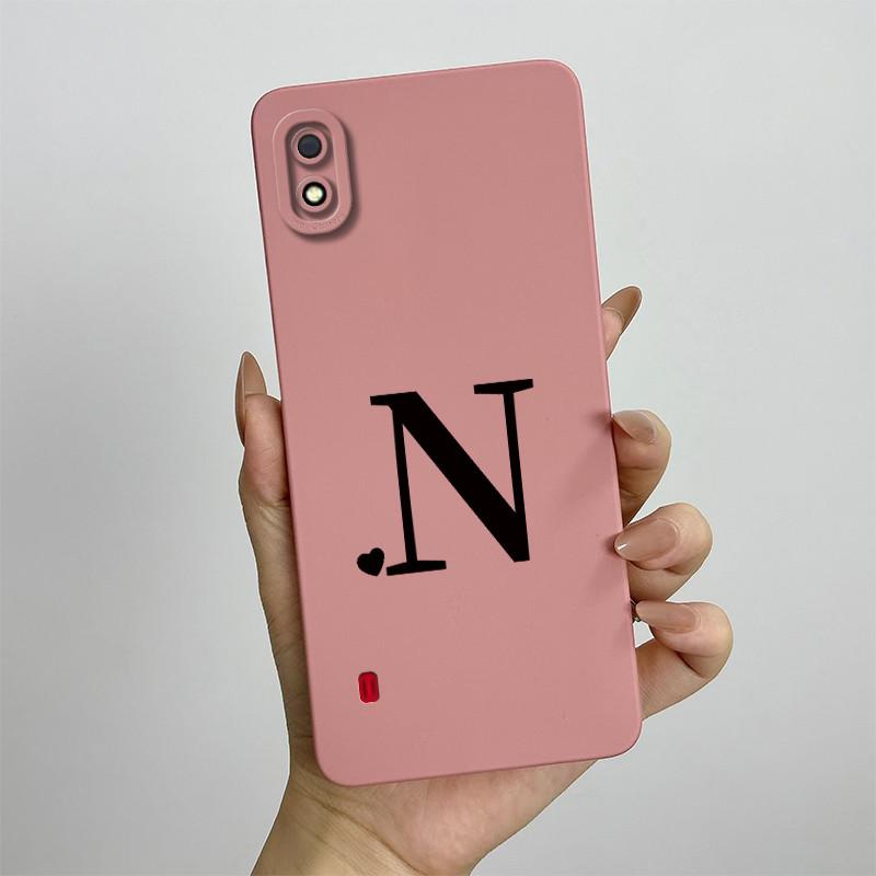 Для Samsung A10 Чехол Galaxy A10 Обложка SM-A105F SM-A105G SM-A105M SM-A105 Милый Чехол для Телефона с Первоначальными Буквами Ударопрочная Задняя Крышка
