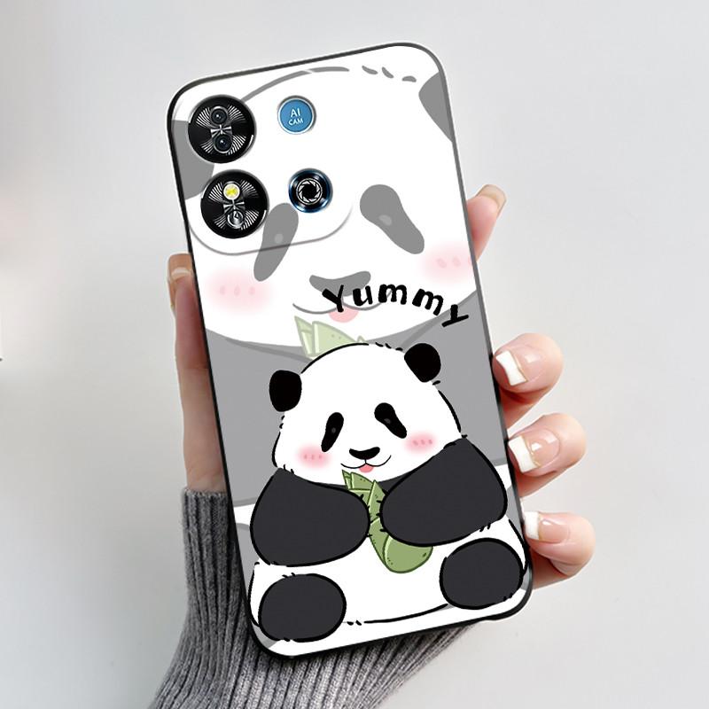 Чехол для Oukitel C57S/C57 Pro/C57 Plus/C57 Ultra/BLU J12, эстетичный, милый, с рисунком кота, черный, из мягкого силикона, противоударный