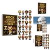 Рождественский адвент-календарь Rock Band с акриловыми фигурками для праздничного декора и дарения