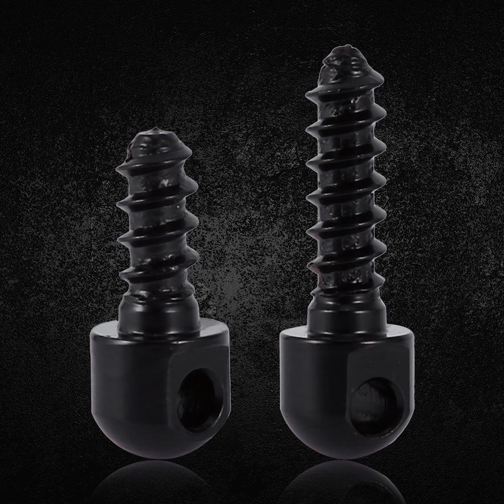 2pcs Sling Swivel Screws Studs Base With White Spacers Fits For Most Shotgun Hunting