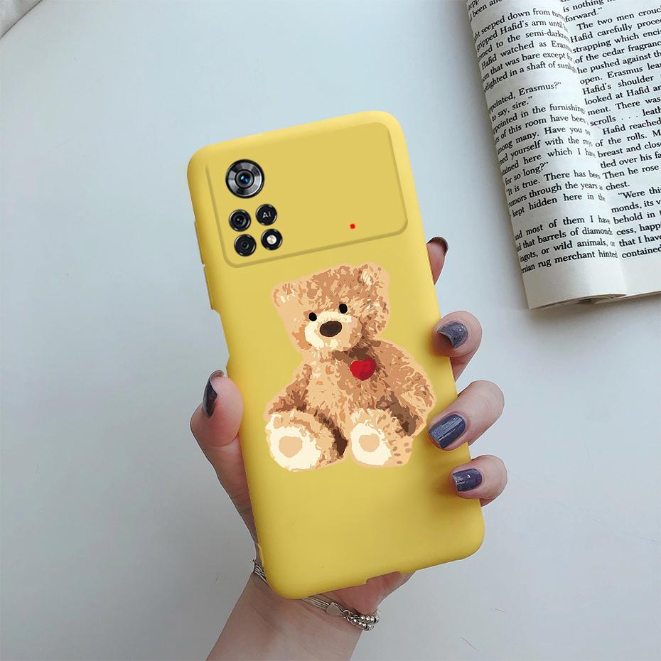 Чехол для Xiaomi Poco X4 Pro 5G Милый Мультяшный Задний Чехол Мягкий Силиконовый Чехол для Телефона Для Xiaomi Poco X4 X 4 PocoX4 Pro X4Pro 5G Funda
