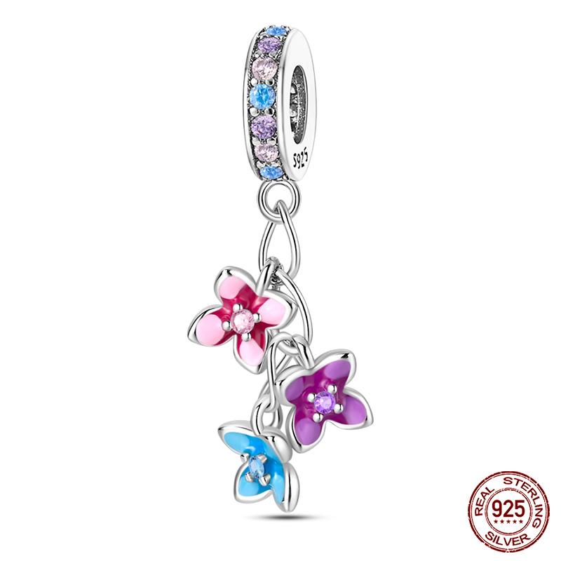 Оригинальные бусины-шармы серии Magic Color Chameleon Luminous из стерлингового серебра 925 пробы, подходящие для браслета, сделай сам, ювелирные изделия, подарки