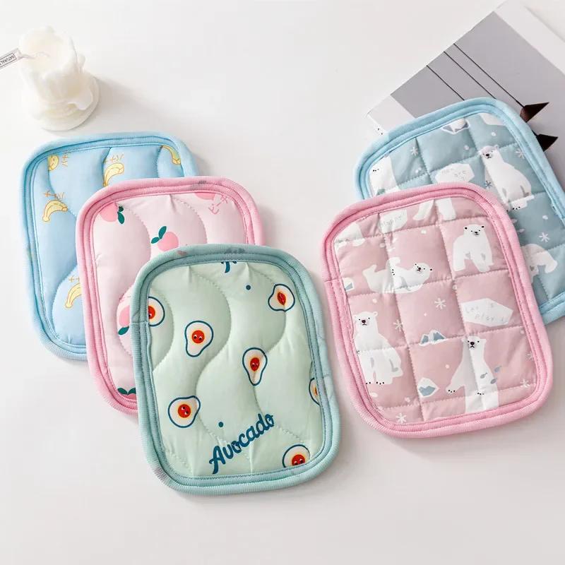 Милые мультяшные клетки, коврики, дышащая подушка, толстый коврик для маленькой морской свинки, шиншиллы, крысы, домик, кровать, клетка, спальный коврик для домашних животных