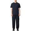 STONE ISLAND Мужская футболка с логотипом, с круглым вырезом, приталенного кроя, с коротким рукавом, топы, темно-синяя K1S1521000-08S0F11-V0020