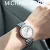 Michael Kors Женские кварцевые часы Darci Серебристые (солнечный луч) Циферблат Нержавеющая сталь Ремешок 39 мм MK3190