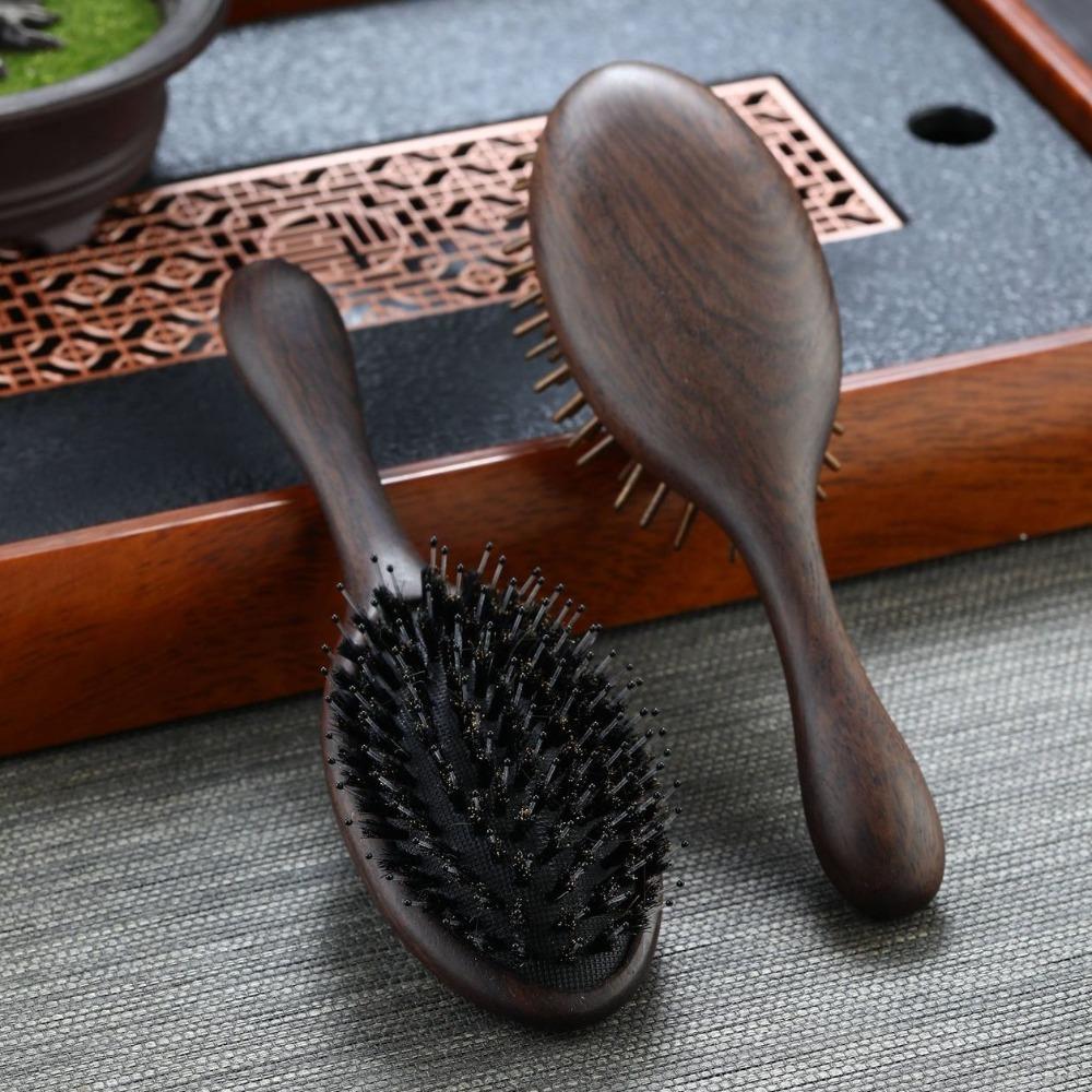 Bristle Air Bag Hair Comb Hair Beauty Scalp Massaging Hairbrush Retro Hair Styling Tool Lady/Girl