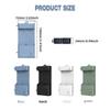 Black Green Blue Straw Holder Silicone Organizing Box New Home Storage Box  Kitchen Gadget