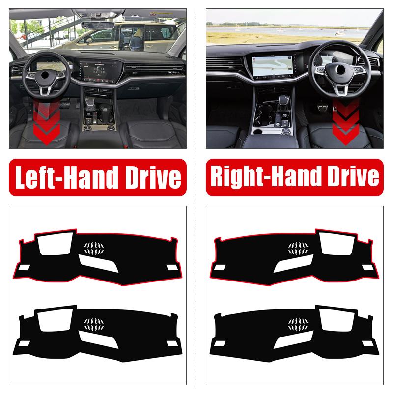 Автомобильные аксессуары для Volkswagen VW Touareg MK3 2022 2023 2024, крышка приборной панели, избегайте легких ковриков, анти-УФ-ковры