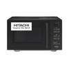 Hitachi Single Function Microwave Oven 22L K Black Flat Interior LED Timer Display Compatible with HMR-MF22A 50Hz/60Hz