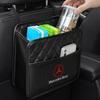 Car Badge Accessories Seat Back Garbage Storage Bag For Mercedes Benz C180 C200 C260 C300 W108 W124 W126 W140 W168 W169 W176 QG1