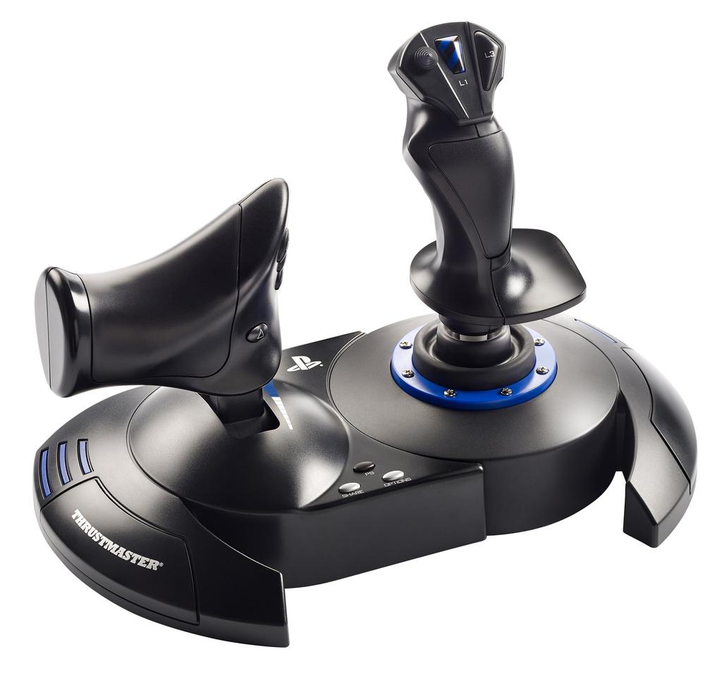T Flight Hotas 4 Flight Stick Detachable Throttle Plug and Play Official Joystick for PlayStation 4 Compatible with PC Thrustmaster