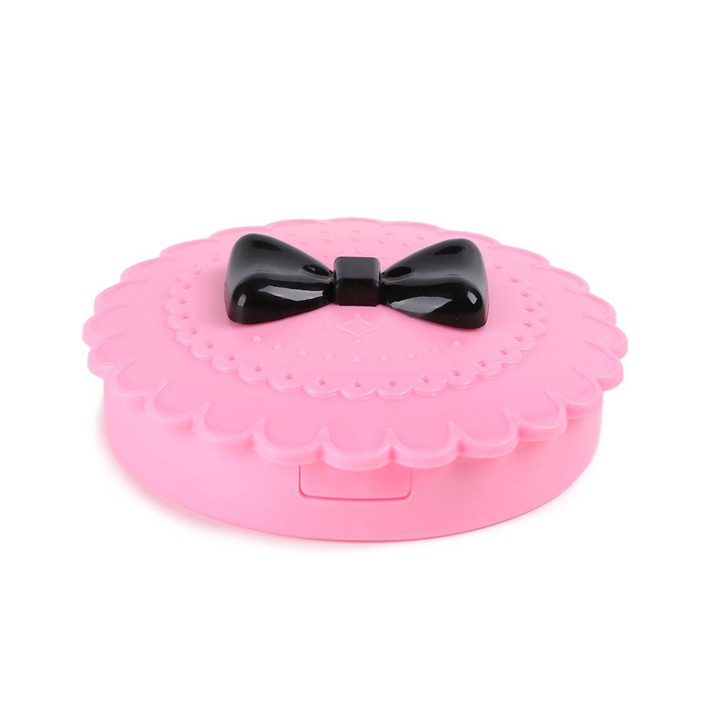 Portable Pink Mirror Case False Eyelash Box Lashes Organizer Lashes Container Box Makeup Tool