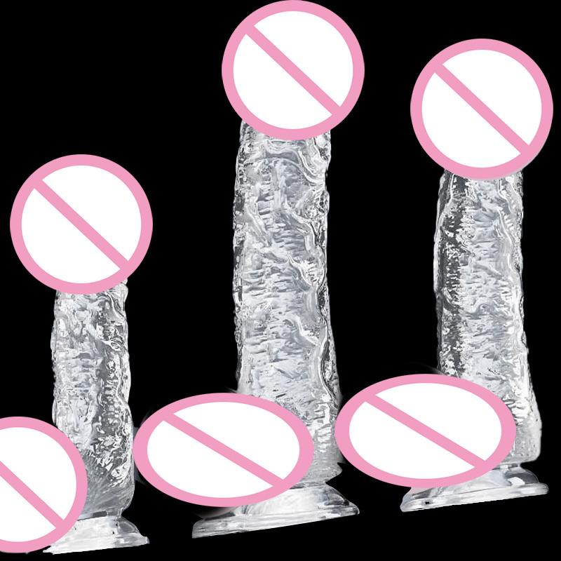 Transparent Realistic Dildo Strong Suction Cup Adult Sex Toys for Women Gay Anal Masturbation Realistic Dick Sex Toys Big Dick18