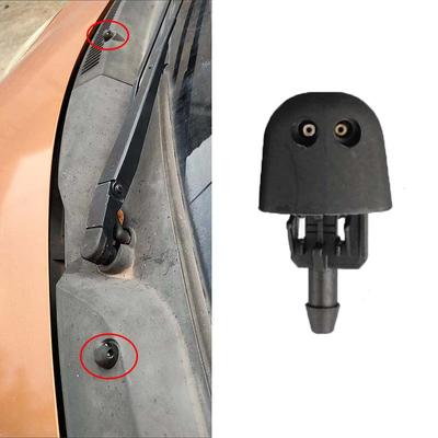 Форсунки омывателя переднего стекла для Renault Clio Mk2 7700413545 Пара стеклоочистителей Форсунка омывателя переднего стекла Струйный распылитель Автомобильные аксессуары