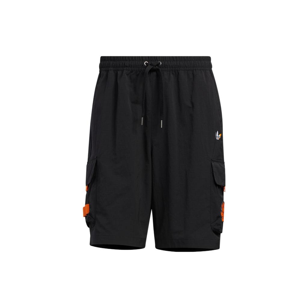 adidas Оригинальные повседневные шорты мужские черные средние HR6444