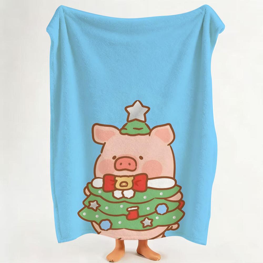 ip L LuLu Throw Flannel Throw Blanket Suitable for Sofa Living Room Bedroom