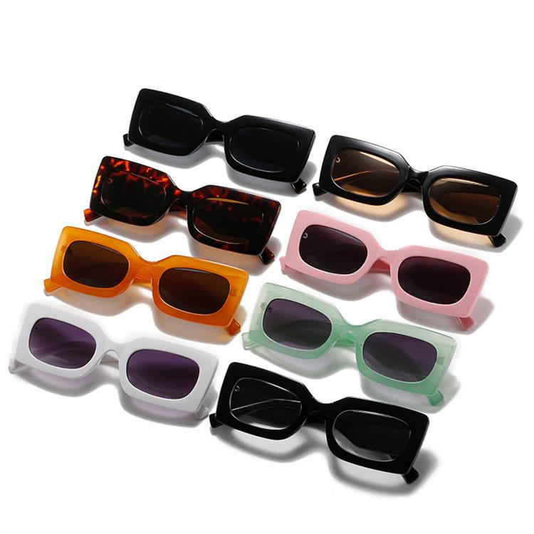 2022 Sunglasses Women CE Small Frame Custom Rectangle Sunglasses for Women Trendy Square Party Glasses Bulk for Women Men