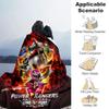 1pc Power Rangers Dino Fury: Cozy Home Decor Blanket, Perfect Gift! Bedroom, Living Room, Travel, Camping, Car, Beach, Office Naps, Ideal Sofa Blanket