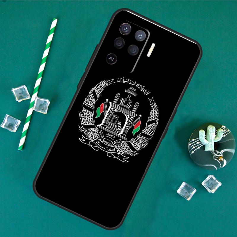 Чехол с флагом Афганистана для Oppo A60 A40 A80 A16 A76 A96 A18 A38 A58 A78 A98 A91 A15 A17 A74 A94 A54 A57S