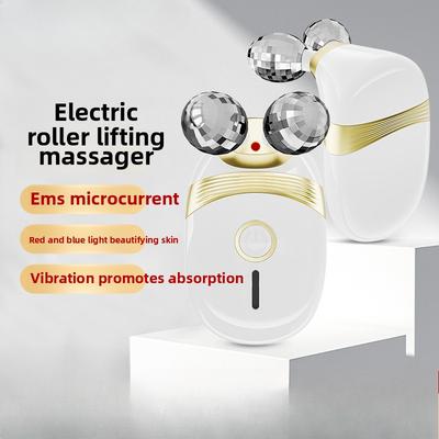 Электрический косметический инструмент Roller представляет массажер для лица EMS для лица, бытовой лифтинг, вибрация, укрепление, омоложение