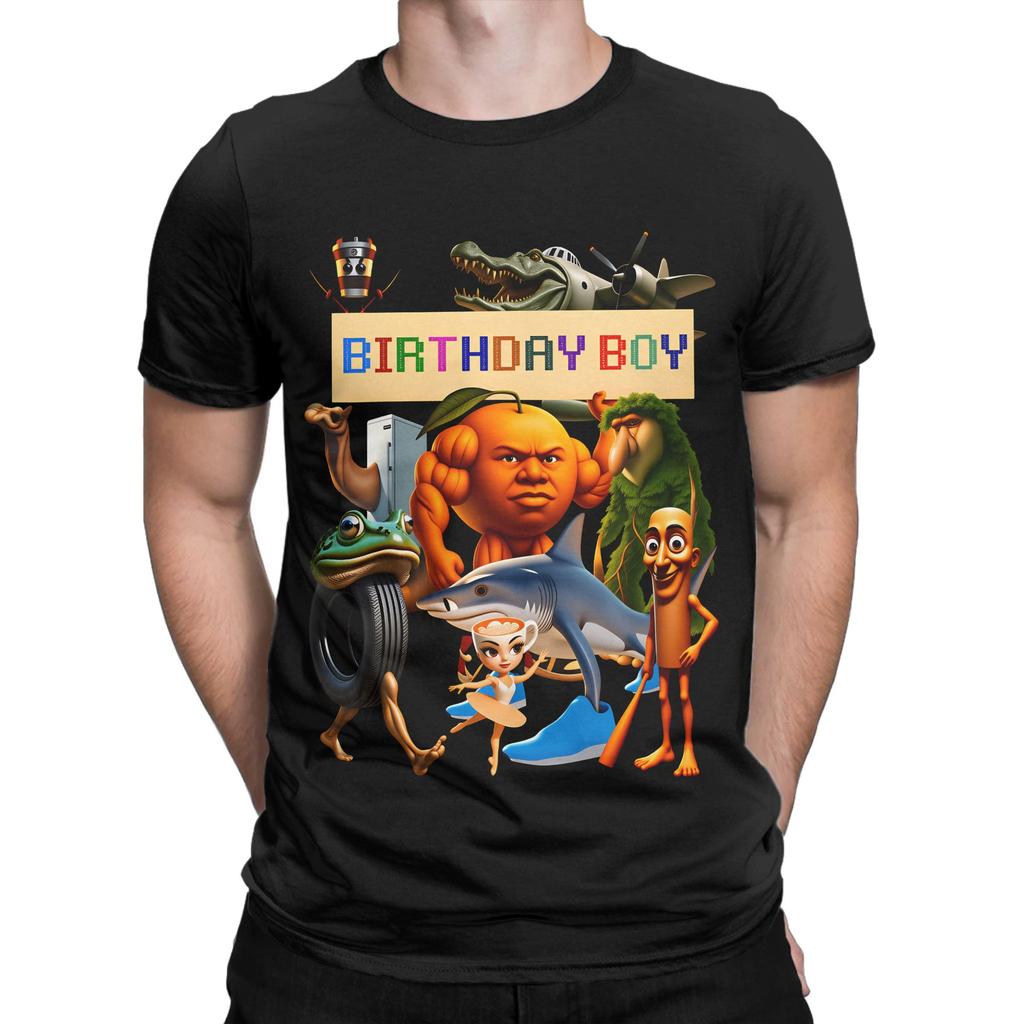 Italian Brainrot Birthday Boy T Shirt Beach Cotton TShirts For Mens Hip Hop Casual Tshirt Short Sleeve Street Style Clothing