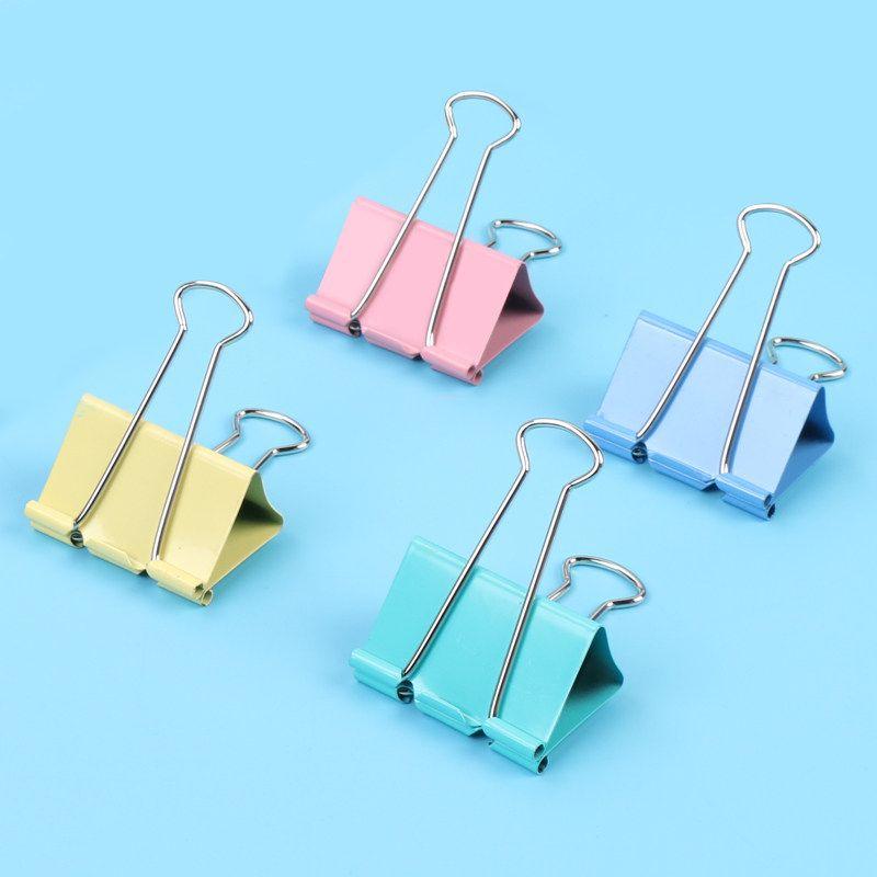 Series Medium Financial Files Strong Colorful Long Tail Clip