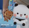 Брелоки Bubu Dudu Милые комбинезоны Кукла-панда Kawaii Декор для парной сумки Мультяшное животное Игрушка Милые вещи Подарок на День святого Валентина