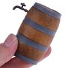 1:12 Wine Beer Barrel Cask Keg and Wine Glass Set for Dolls House Decoration Accessories Dollhouse Miniature