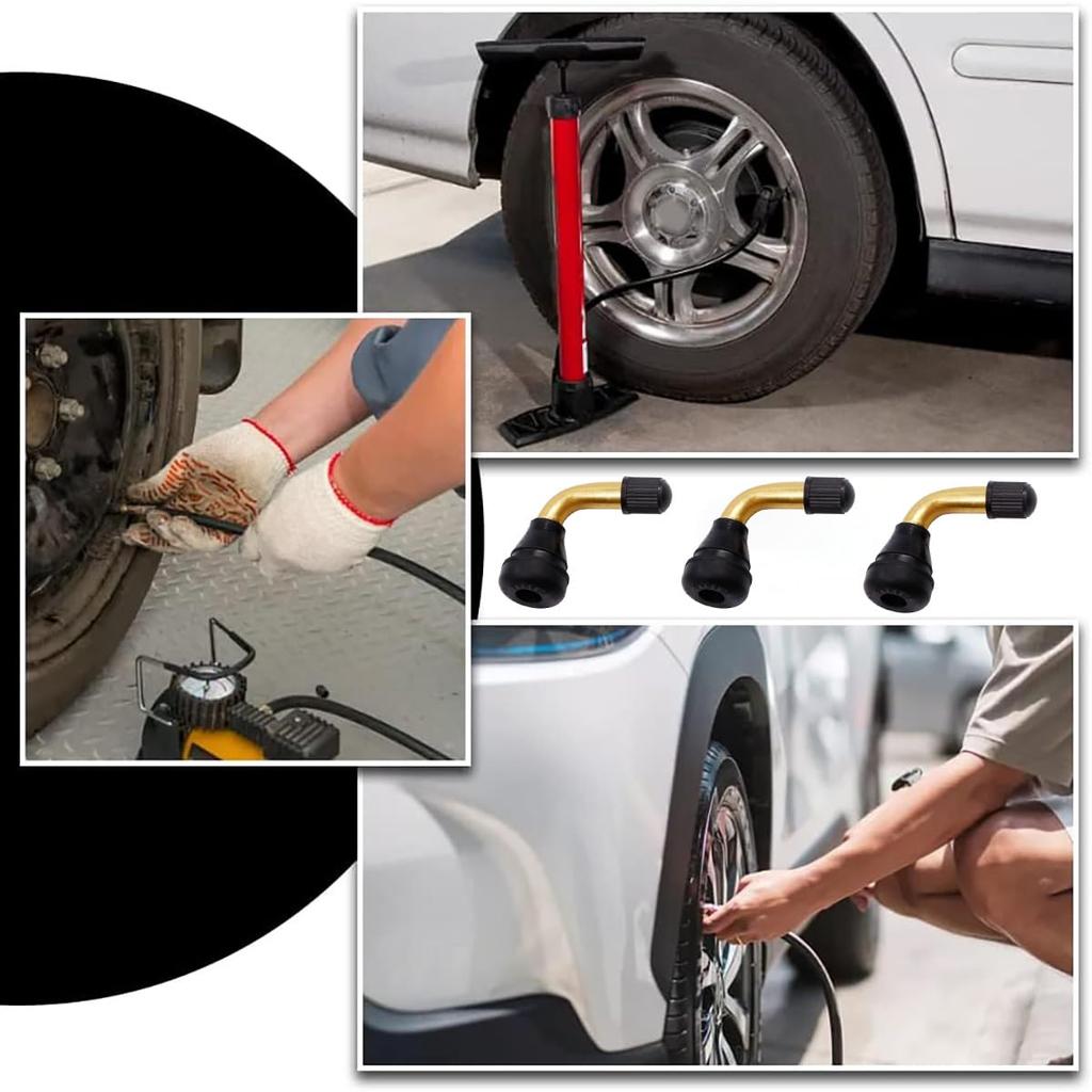 Воздушный клапан для шин L-типа 10 шт. PVR50PVR60PVR70 Ремонтный клапан для колесных дисков Запчасти для шин Запчасти для замены клапана Мотоциклетные принадлежности (ПВР70)