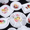 33Pcs 1:12 Dollhouse Miniature Kitchen Tableware Plastic Mini Plate Dishes Set