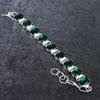 Chrome Diopside Gemstone Handmade 925 Sterling Silver Bracelet 7-8" t7A23