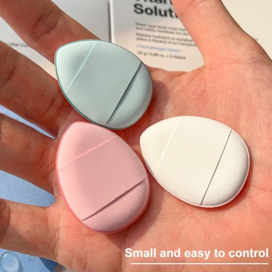 Пуховка для пальцев Высокая эластичность Напальчники Форма кончиков пальцев Маленькие тапочки Консилер Аксессуар Полиуретановая основа для макияжа Губка-пуховка