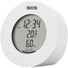 Часы-термогигрометр Tanita, цифровые, настольные, с магнитом, белые, TT-585 WH