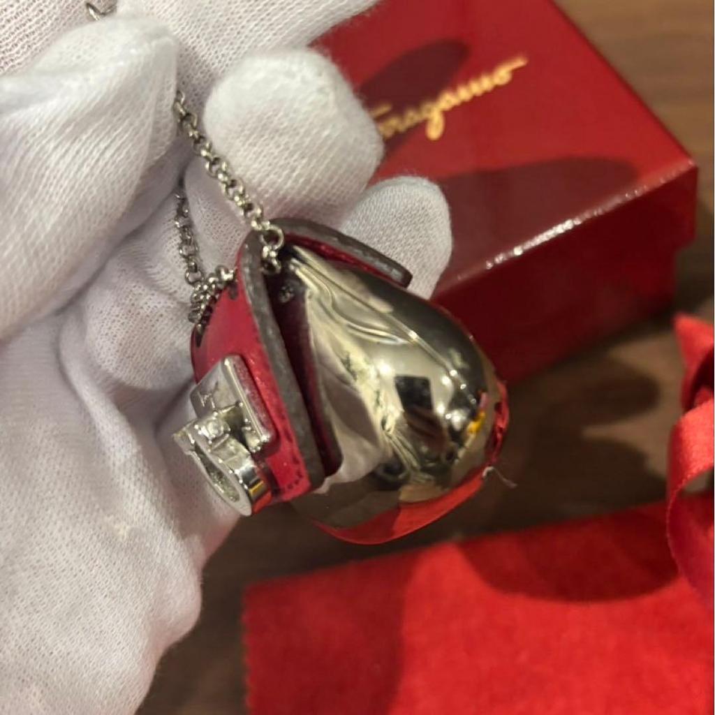 Used Ferragamo Gancini Pill Case Rare Item