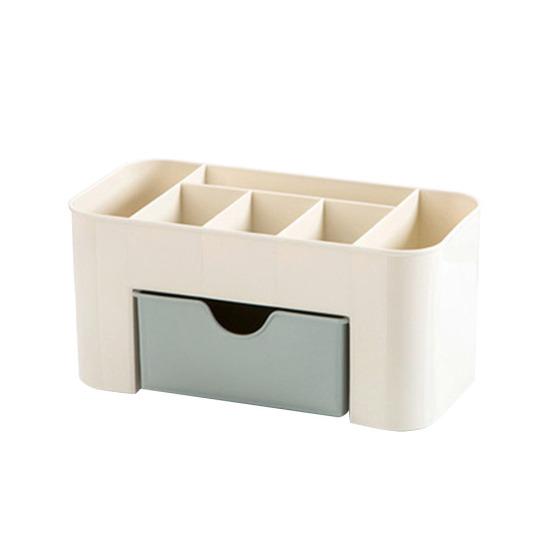 Desktop Cosmetic Lipstick Brushes Storage Box Drawer Makeup Holder Organizer