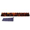 1/4Pcs Mahjong Rack with Magnetic Pusher & Storage Bag, Scalloped Acrylic Mah Jongg Tile Holder Pusher Bar, Gift for American Mahjong Players