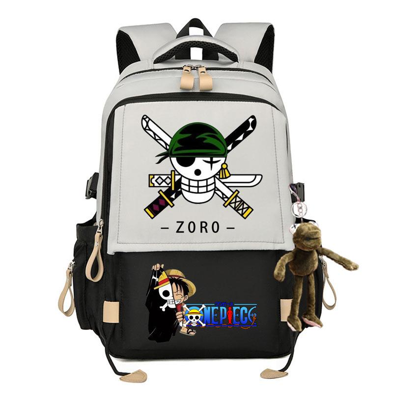 One Piece themed large-capacity stylish backpack for students. 7529 KTB