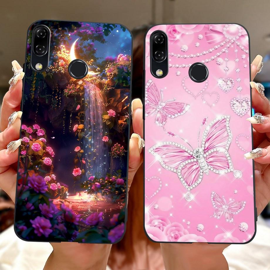 Luxury Matte Silicone Soft Case For ASUS ZENFONE 5 8 3 ZE620KL ZE520KL ZB602KL ZB601KL ZS590KL Capa Flower Loving Heart Funda