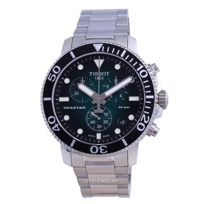T-Sport Seaster 1000 Chronograph Diver's Quartz T120.417.11.091.01 T1204171109101 300M Мужские часы