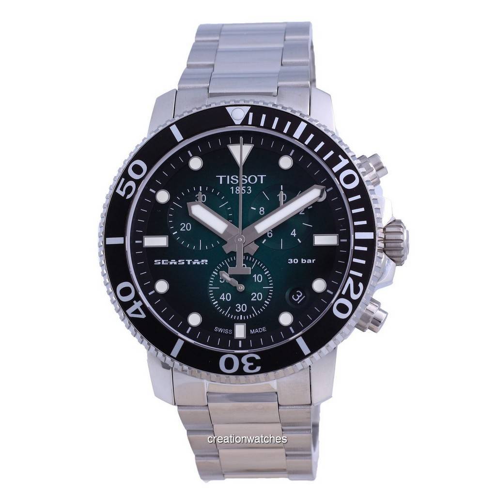 Tissot T-Sport Seaster 1000 Chronograph Diver's Quartz T120.417.11.091.01 T1204171109101 300M Мужские часы