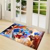 1Pc Sonic Adventure Team Sonic Carpet Rug Customizable Soft Washable Antislip Home Living Room Sofa Mats Personalized Rug 0917237