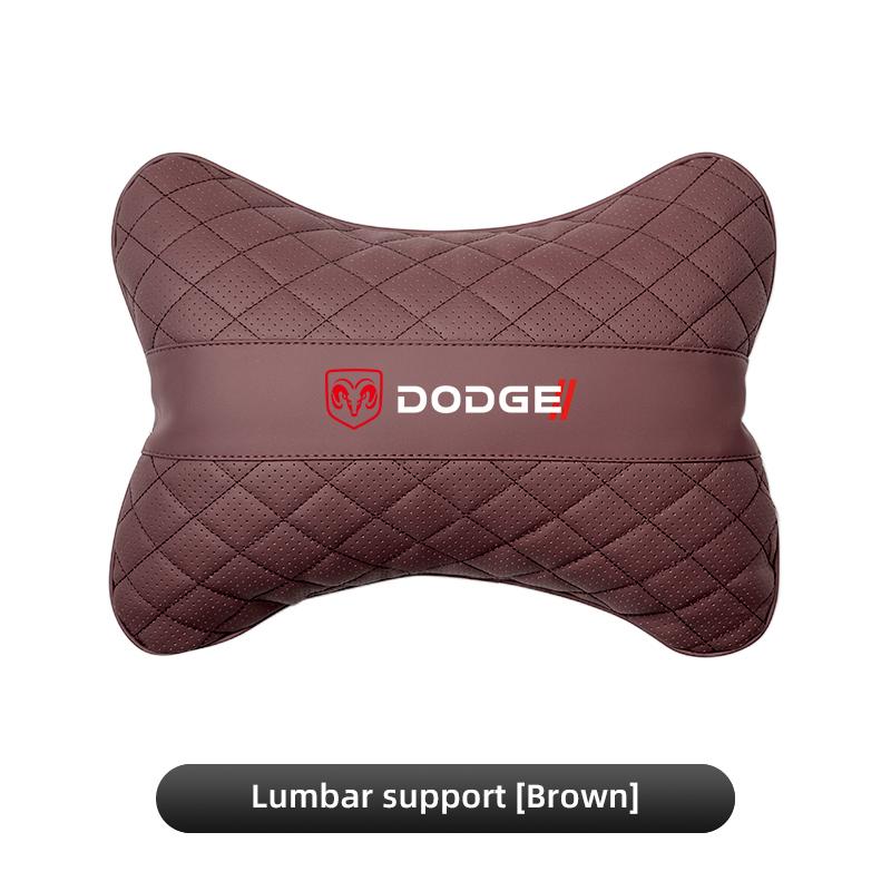 Dodge Car Seat Neck Pillow Headrest Lumbar Support Accessories For Dodge Challenger Charger Journey Ram Durango SRT Dart Journey U888