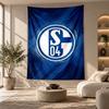 Decorative Tapestry,Schalke 04 Printed Wall Art, Lightweight Wall Hanging For Bedroom Background