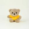Teddy Bear Plush Toy Keychain With Printing For Gift And Decoration