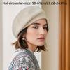 Простая женская шерстяная беретка для элегантной леди, зимняя женская хлопковая шапка, клетчатая винтажная восьмиугольная повседневная осенняя кепка