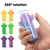 Stress Relief Spiky Cactus Fidget Toy Textured PLA Smiling Cactus Toy Portable Travel Cactus Pain Stimming Tool Sensory Toy
