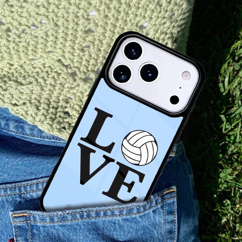Volleyball Phone Case For iPhone 17 AIR 16 Pro Max 15 14 Pro 11 12 13 Shockproof Silicone Cover